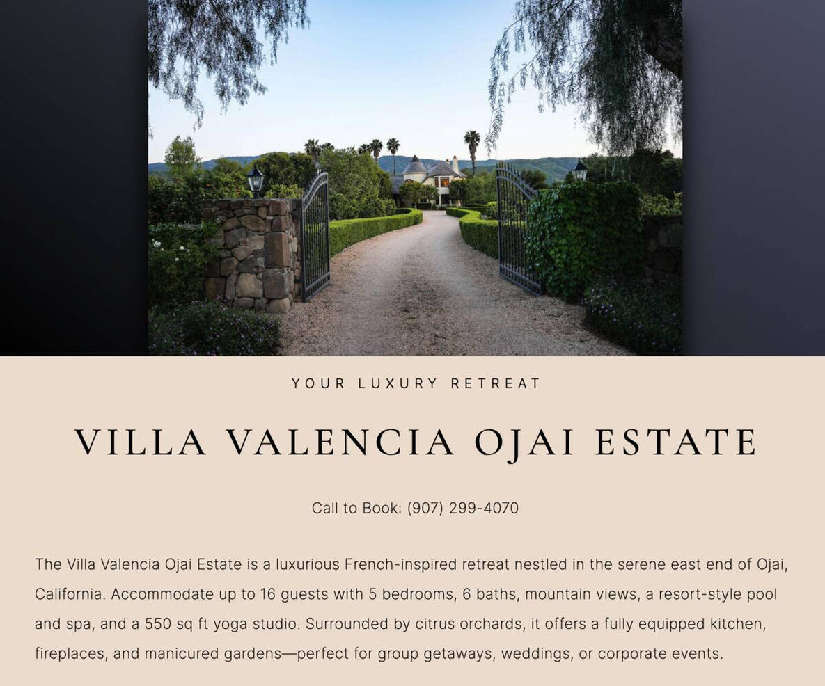 Portfolio landing page of a customer website built in Orem Utah.